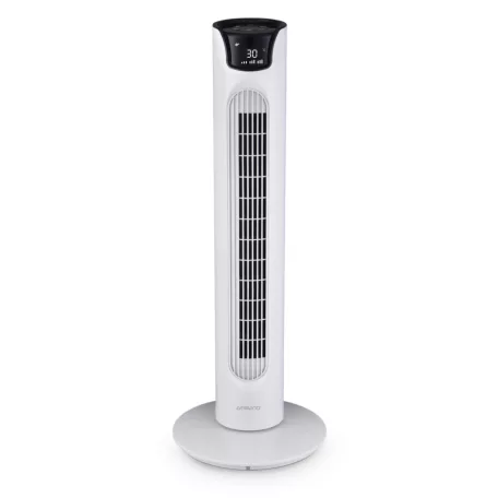 Ambiano FAN23 40W 76cm digitális toronyventilátor, oszlopventilátor időzítővel, LED kijelzővel, távirányítóval, 3 sebességfokozattal, Természetes / Szél / ECO és alvás üzemmóddal