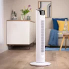 Ambiano FAN23 40W 76cm digitális toronyventilátor, oszlopventilátor időzítővel, LED kijelzővel, távirányítóval, 3 sebességfokozattal, Természetes / Szél / ECO és alvás üzemmóddal