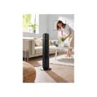 SilverCrest STV 50 I1 50W 76 cm oszcilláló toronyventilátor, oszlopventilátor mechanikus kapcsolóval, 120 perces időzítővel, fehér / fekete színben