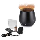 Livarno Home LUADFK 12 A1 / SilverCrest SUADFK 12 A1 ultrahangos aromaterápiás diffúzor, láng diffúzor, párásító, illóolaj párologtató, aromadiffúzor távirányítóval, LED-es lánghatással