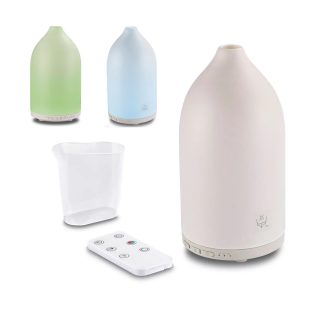   SilverCrest SUADFK 12 A1 RGB (színes) fényterápiás és aromaterápiás ultrahangos kerámia diffúzor, párásító, illóolaj párologtató aromadiffúzor távirányítóval