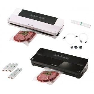   SilverCrest SV 125 C6 / C7 Maxi-Pack Wet & Soft sous-vide vákuumcsomagoló fóliahegesztő, lágyvákuum funkcióval, 6 x 3 méter vákuumfóliával