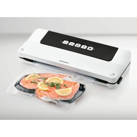 SilverCrest SV 125 C6 / C7 XL dupla Maxi-Pack Wet & Soft sous-vide vákuumcsomagoló fóliahegesztő, lágyvákuum funkcióval, 11 x 3 méter vákuumfóliával