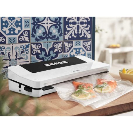 SilverCrest SV 125 C6 / C7 XL dupla Maxi-Pack Wet & Soft sous-vide vákuumcsomagoló fóliahegesztő, lágyvákuum funkcióval, 11 x 3 méter vákuumfóliával