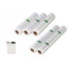 SilverCrest SV 125 C6 / C7 XL dupla Maxi-Pack Wet & Soft sous-vide vákuumcsomagoló fóliahegesztő, lágyvákuum funkcióval, 11 x 3 méter vákuumfóliával