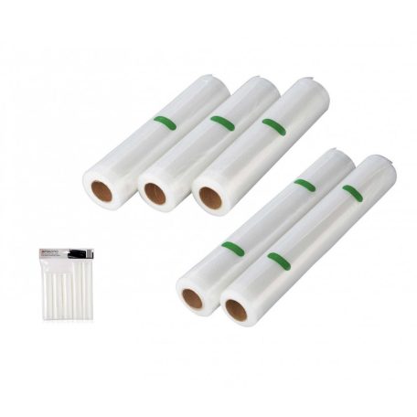 SilverCrest SV 125 C6 / C7 XL dupla Maxi-Pack Wet & Soft sous-vide vákuumcsomagoló fóliahegesztő, lágyvákuum funkcióval, 11 x 3 méter vákuumfóliával