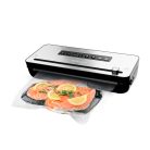 SilverCrest SVEB 160 C4 Wet & Soft inox nemesacél 160W prémium vákuumcsomagoló fóliahegesztő, pácolás funkcióval és fóliavágóval