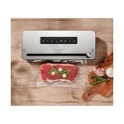 SilverCrest SVEB 160 C4 Wet & Soft inox nemesacél 160W prémium vákuumcsomagoló fóliahegesztő, pácolás funkcióval és fóliavágóval