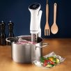   Ambiano SVS 1000 Sous-Vide Stab, inox - fehér 1200W nemesacél főzőrúd, multifunkciós, elektromos főzőeszköz állvánnyal