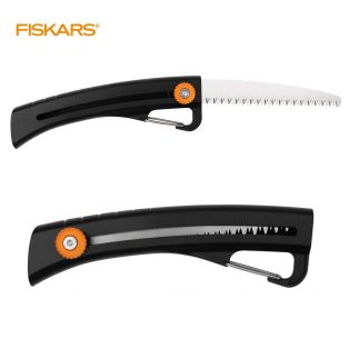   Fiskars SW16 Essential Garden Saw 160 mm összecsukható, behúzható pengés mechanikus kerti fűrész, ágfűrész