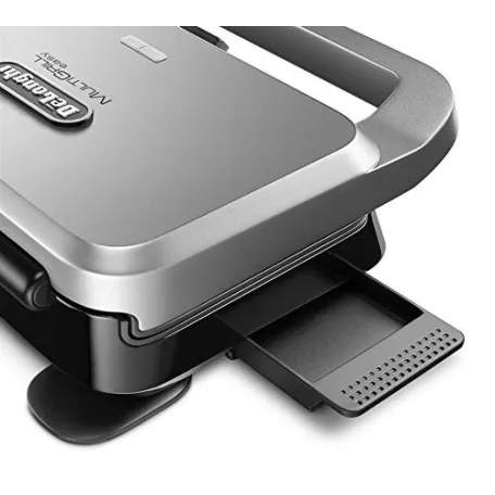Delonghi SW12AC.S MultiGrill Easy 2 az 1-ben 800W kontaktgrill és gofrisütő, kontakt grillsütő cserélhető lapokkal