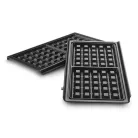 Delonghi SW12AC.S MultiGrill Easy 2 az 1-ben 800W kontaktgrill és gofrisütő, kontakt grillsütő cserélhető lapokkal
