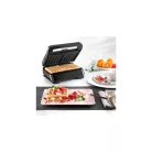 Delonghi SW12AC.S MultiGrill Easy 2 az 1-ben 800W kontaktgrill és gofrisütő, kontakt grillsütő cserélhető lapokkal