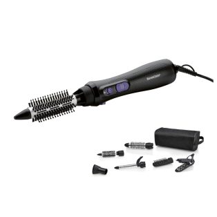   SilverCrest SWC 1000 E1 Black multifunkciós 6 az 1-ben meleglevegős hajformázó, hajszárító (fekete)