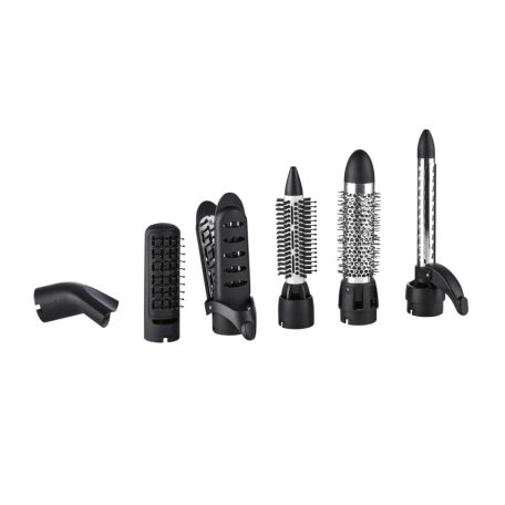 SilverCrest SWC 1000 E1 Black multifunkciós 6 az 1-ben meleglevegős hajformázó, hajszárító (fekete)