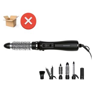   Használt, HIBÁS SilverCrest SWC 1000 D1 BK multifunkciós 6 az 1-ben meleglevegős hajformázó, hajszárító (fekete)