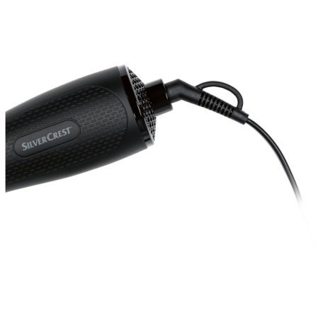 Használt, HIBÁS SilverCrest SWC 1000 D1 BK multifunkciós 6 az 1-ben meleglevegős hajformázó, hajszárító (fekete)