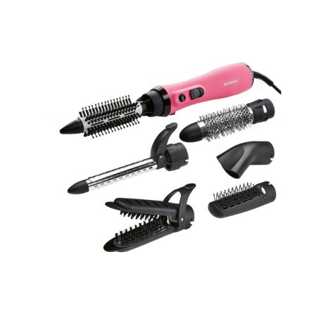SilverCrest SWC 1000 E1 Pink multifunkciós 6 az 1-ben meleglevegős hajformázó, hajszárító (rózsaszín)