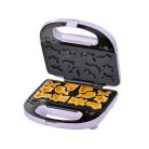 SilverCrest SWEW 750 D4 multifunkciós 3 az 1-ben gofrisütő és fánksütő, szögletes gofri, mintás gofri, és minifánk sütő 750W