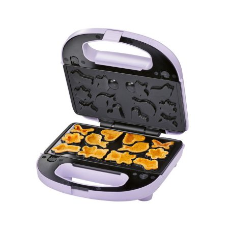 SilverCrest SWEW 750 D4 multifunkciós 3 az 1-ben gofrisütő és fánksütő, szögletes gofri, mintás gofri, és minifánk sütő 750W