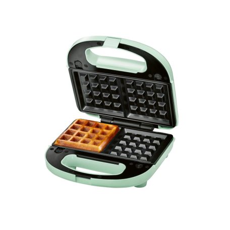 SilverCrest SWEW 750 D4 multifunkciós 3 az 1-ben gofrisütő és fánksütő, szögletes gofri, mintás gofri, és minifánk sütő 750W