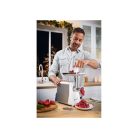 SilverCrest SFW 400 A1 elektromos húsdaráló, kolbásztöltő, kebbe / darálós keksz készítő és paradicsom passzírozó feltéttel 400W / 1300W