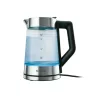   SilverCrest SWGD 3000 A2 digitális, szabályozható hőfokú 3000W 1.7L inox - fekete üveg vízforraló, hőre színváltó LED világítással, melegentartás funkcióval