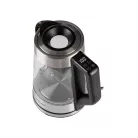 SilverCrest SWGD 3000 A2 digitális, szabályozható hőfokú 3000W 1.7L inox - fekete üveg vízforraló, hőre színváltó LED világítással, melegentartás funkcióval