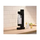 SilverCrest SWS 820 A1 SOLO Soda Maker, fekete szódagép, házi szódakészítő 1 db 1 literes palackkal, CO2 patron nélkül