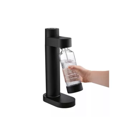 SilverCrest SWS 820 A1 SOLO Soda Maker, fekete szódagép, házi szódakészítő 1 db 1 literes palackkal, CO2 patron nélkül