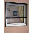 PowerFix ALU / My Living Style 130 x 160 cm alumínium keretes szúnyogháló roló, ablakroló, rolós szúnyogháló ablakra 160 x 130 cm fekete vagy fehér kerettel