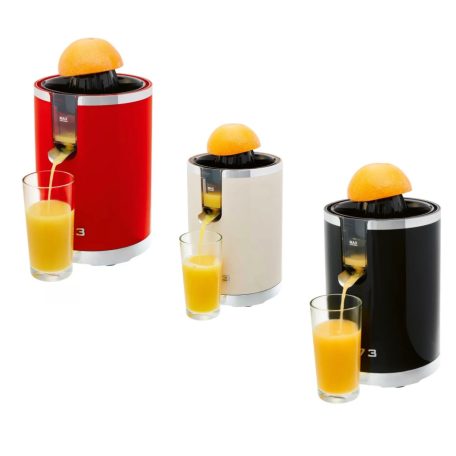 SilverCrest SZPC 85 A1 Retro 1973 85W 280 ml nemesacél elektromos citrusprés, narancsprés, citrusfacsaró piros / krém (bézs) színben