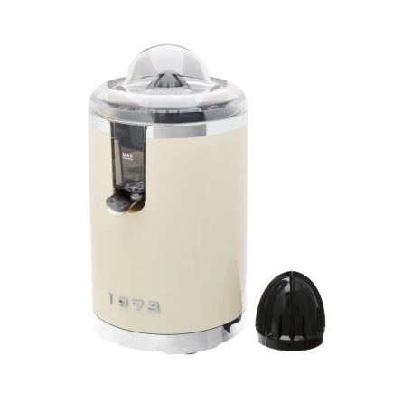 SilverCrest SZPC 85 A1 Retro 1973 85W 280 ml nemesacél elektromos citrusprés, narancsprés, citrusfacsaró piros / krém (bézs) színben