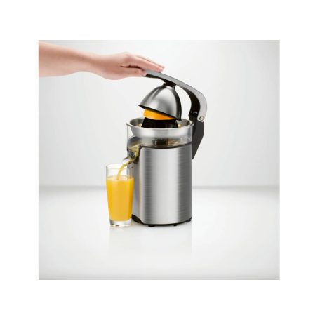 SilverCrest SZPH 130 A1 130W 280 ml nemesacél inox elektromos citrusprés, nyomókaros narancsprés, citrusfacsaró