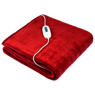   Sanitas SHD 71 mélyvörös poliészter 130 x 180 cm 110W elektromos fűthető / melegítő takaró 