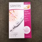 Sanitas SMA 38 / SMA 35 elektromos hálózati manikűr-pedikűr szett, körömcsiszoló készlet 7 zafír fejjel, természetes körömhöz