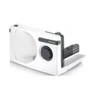 Severin AS 9259.163 univerzális, összecsukható 100W elektromos szeletelőgép, kompakt élelmiszer szeletelő 0-15 mm, 17 cm RSG Solingen nemesacél késsel