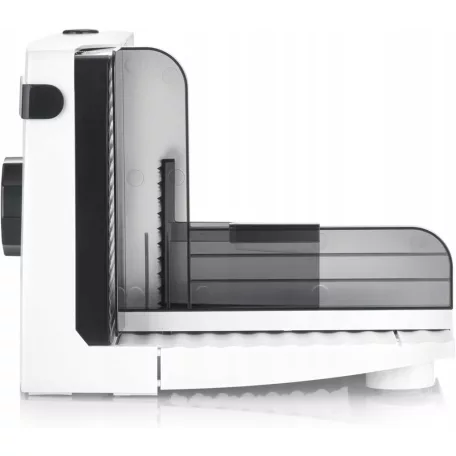 Severin AS 9259.163 univerzális, összecsukható 100W elektromos szeletelőgép, kompakt élelmiszer szeletelő 0-15 mm, 17 cm RSG Solingen nemesacél késsel