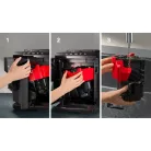 Siemens EQ500 TP511R09 örlőműves teljesen automata kávéfőző 15 bar nyomás 1.9 liter víztartály 270g kávébab tartály, integrált tejtartály