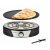 SilverCrest SCM 1500 G1 Crepe Maker elektromos óriás palacsintasütő, 1500W 37 cm óriáspalacsinta sütő levehető ILAG sütőlappal 