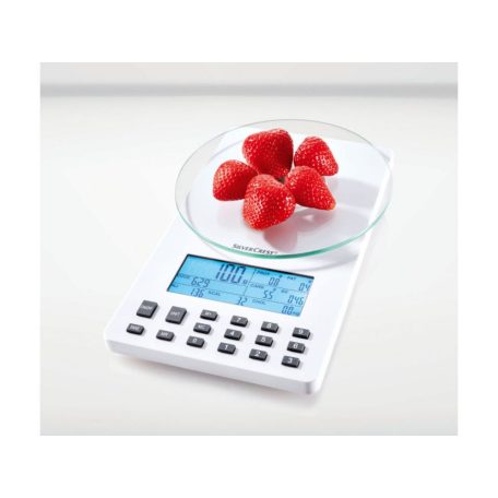 SilverCrest SNAW 1000 D1 digitális konyhai tápértékelemző mérleg, kalóriamérleg