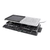   SilverCrest SRGS 1400W félkőlapos elektromos 8 személyes raclette grill, raklett grillsütő
