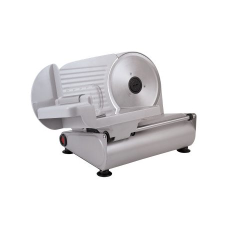 Simpex 150W fém elektromos univerzális háztartási élelmiszer szeletelő, 150W 190 mm szeletelőgép 1-15 mm közötti szeletvastagsággal