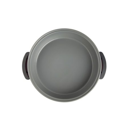 Simpex Basic 25319 XXL Kerámia Partyserpenyő, piros partisütő, Hot Pan, 1500W 42 cm kerek multifunkciós elektromos serpenyő, Hot Plate