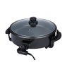   Simpex Basic 25320 Hot Plate Party Pan 1500W 36 cm elektromos serpenyő, partisütő, kerek multifunkciós főző- sütőedény, Pizzasütő, Hot Pan