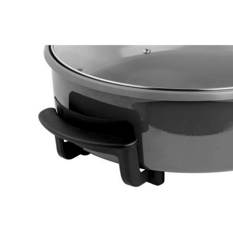 Simpex Basic 25320 Hot Plate Party Pan 1500W 36 cm elektromos serpenyő, partisütő, kerek multifunkciós főző- sütőedény, Pizzasütő, Hot Pan