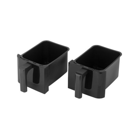 Simpex Touch XXL 8L kétzónás, 2 x 4 liter kétkosaras (dupla kosaras) 1700W Air Fryer, forrólevegős, olajmentes olajsütő, 8L