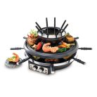Simpex RG 9948 Raclette-Fondue 1900W 1.5L 8 személyes 2 in 1 elektromos raclett grill és fondü szett