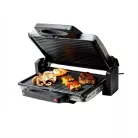 Simpex SKG 1700 kontaktgrill, acél kontakt grilll, 1700W grillsütő kivehető 30 x 20 cm sütőlapokkal