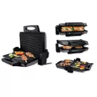 Simpex SKG 1700 kontaktgrill, acél kontakt grilll, 1700W grillsütő kivehető 30 x 20 cm sütőlapokkal